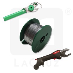 BB50ZLX - 80 m reel of galvanized wire for Ligatex - A3M tying machines, markets:  []string{"A", "B", "AU"}